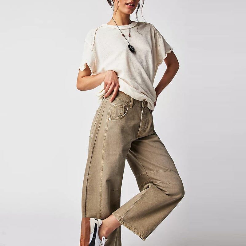 NM | Mid-Rise Barrel Jeans