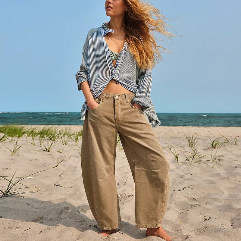 NM | Mid-Rise Barrel Jeans