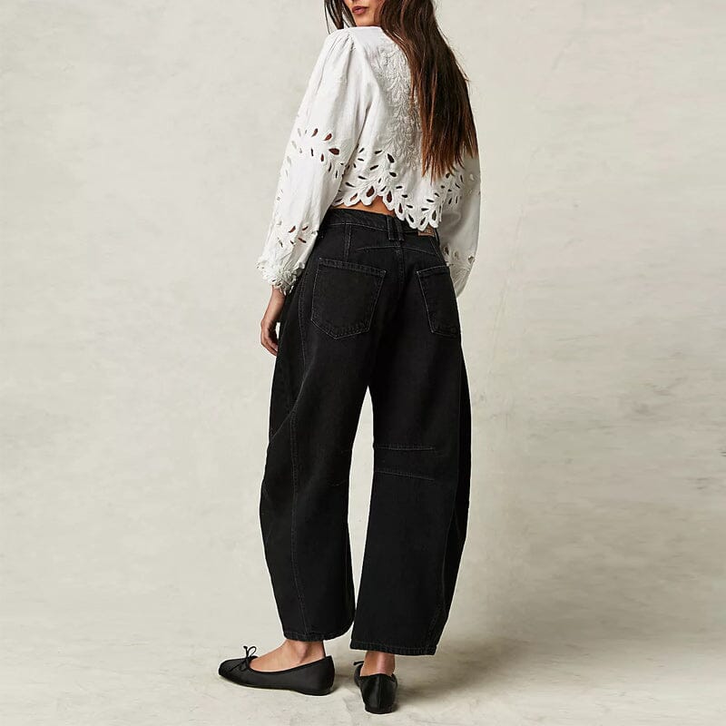 NM | Mid-Rise Barrel Jeans