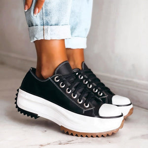 NM | Leather Platform Sneakers