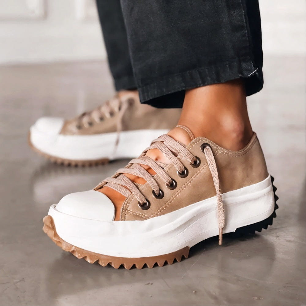 NM | Leather Platform Sneakers