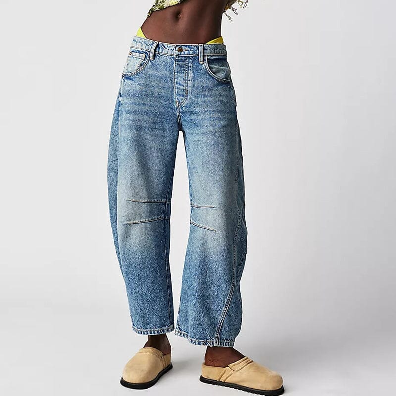 NM | Mid-Rise Barrel Jeans