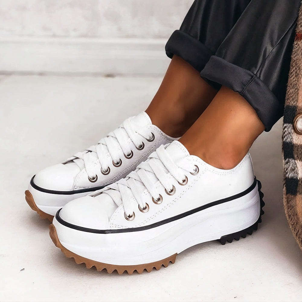 NM | Leather Platform Sneakers