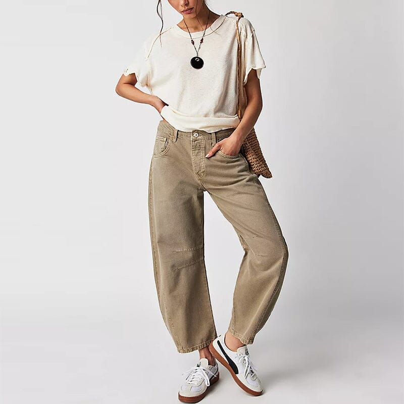 NM | Mid-Rise Barrel Jeans