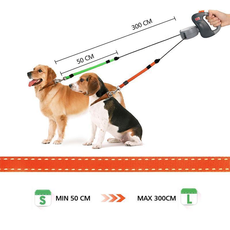 NM | Dog Leash For Two Dogs