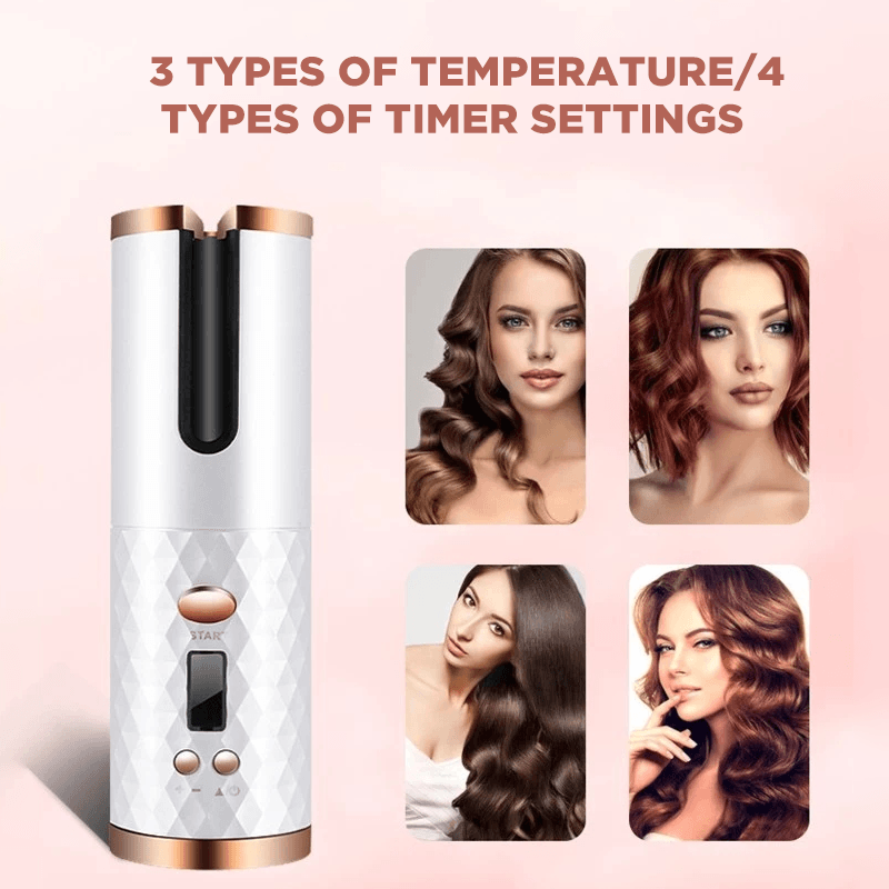 NM | Wireless Auto Rotation Curling Iron
