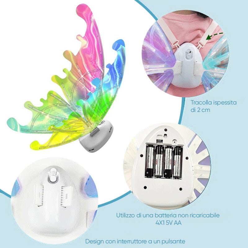 NM | Electric Butterfly Wings Children Outdoor Toys