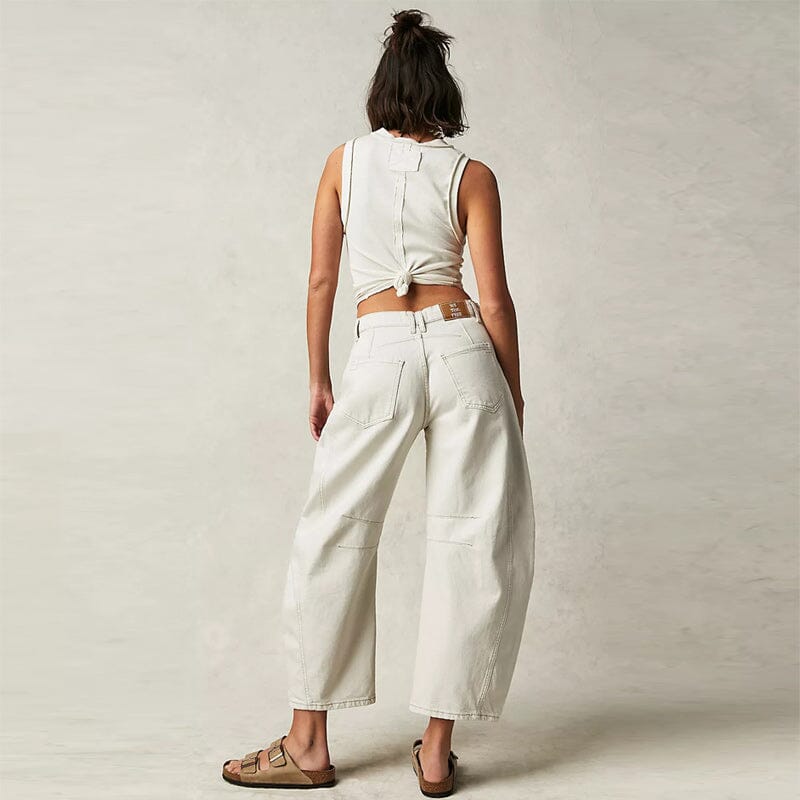 NM | Mid-Rise Barrel Jeans