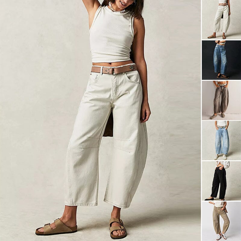 NM | Mid-Rise Barrel Jeans