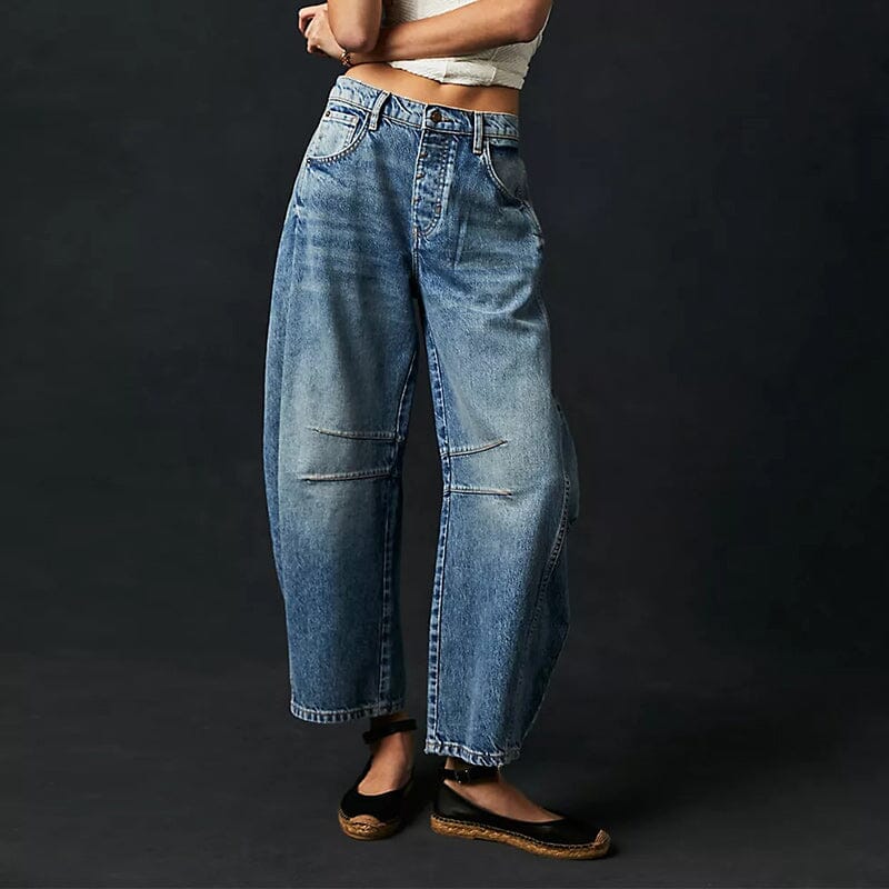 NM | Mid-Rise Barrel Jeans