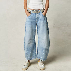 NM | Mid-Rise Barrel Jeans