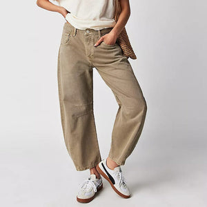 NM | Mid-Rise Barrel Jeans