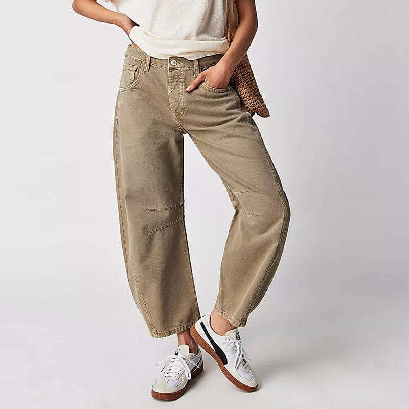 NM | Mid-Rise Barrel Jeans