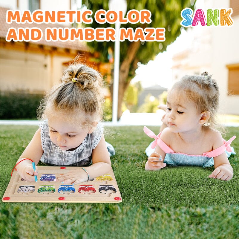 NM | Magnetic Color and Number Maze